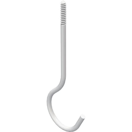 National 6 In. White Ceiling Hook N275206